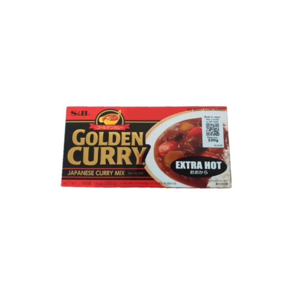 S&B Golden Curry Extra Forte – Ookara 220g