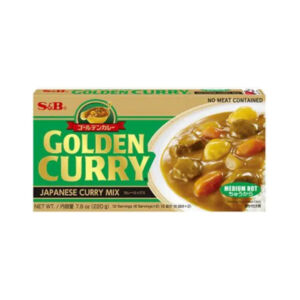 S&B Golden Curry Mild – Medium Rot 220g