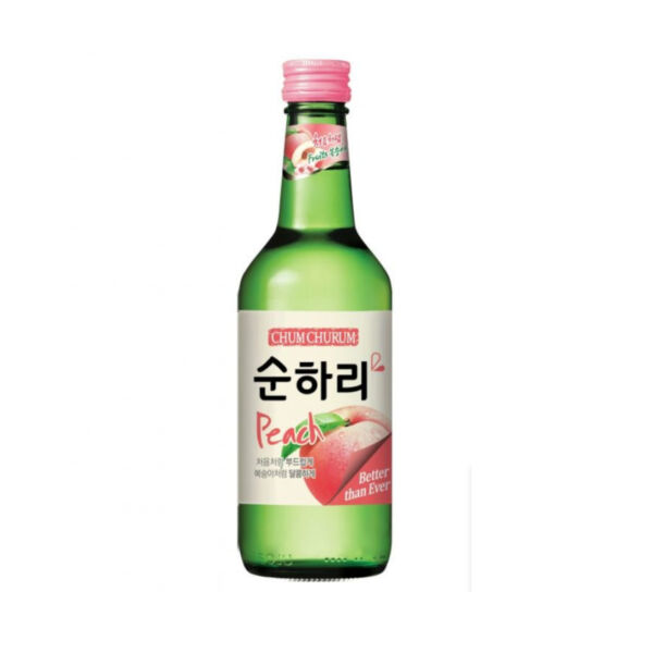 Soju Bebida Coreana Pêssego Peach 360ml
